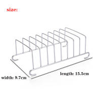 Soporte De Pan En Forma De Rectángulo De Acero Inoxidable Para Hornear Accesorios De Air Fryer Soporte Portátil Para Pan - details 1