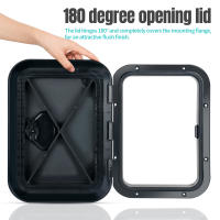 Tapa De Acceso Para Piso ABS Impermeable Y Anti-UV Antideslizante Inspección Marítima Barco Yate RV 15x11 Pulgadas - details 5