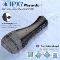 Irrigador Bucal Portatil, Irrigador Dental con 8 Boquillas 4 Modos,USB Recargable IPX7 Impermeable Irrigadores Bucales 320ML Para Limpiar en Profundidad,Para el Hogar y los Viajes - details 5