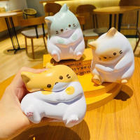 Nueva Juguete De Alivio Del Estrés Para Gatos Bola De Antiestrés SLOW RISING De Dibujos Animados Adorno De Mesa Fabricado En Tela Origen China - details 1