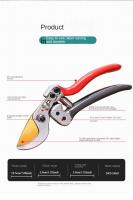 Tijeras De Jardinería Importadas SK5 Para Frutas Y Árboles De Acero Inoxidable Resistentes a Ramas Duras Herramienta De Podar Laboriosa - details 3