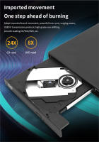 ROUHONG Emulador De CD DVD Externo USB 2.0 Slim Para Laptops Y PCs De Escritorio Lectura Y Grabación De DVD-RW Compatible Con Windows 7/8/10 - details 4