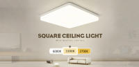 Lámpara De Techo LED Cuadrada Moderna Y Sencilla 24W 36W 48W 90-260V Ahorro De Energía Para Iluminación De Habitación Y Hogar - details 0