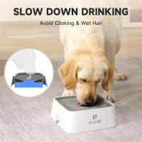 Cuenco antisalpicaduras para mascotas, cuenco antiderrames para perros ELS PET, cuenco de agua antigoteo para mascotas, cuenco de alimentación lenta para gatos, bebedero para mascotas, cuenco de agua de viaje de gran capacidad - details 5