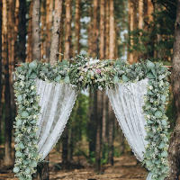 Guirnalda De Hojas De Eucalipto Artificial De 175CM Verdes Plantas Falsas Colgantes Para Decoración De Hogar Y Bodas Vines Largos Y Verdes - details 3