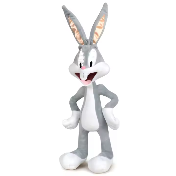 Peluche Gato Silvestre,Pato loca,piolin, taz,Bugs Bunny,CoyoteCorrecaminos-Looney Tunes 34cm - 1