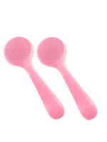 Limpieza Facial Con Cepillo Exfoliante De Pelo Suave 3pcs Manija De Acrílico Cepillo De Limpieza Facial Para Cuidado De La Piel - details 5