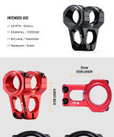 RYET Tornillo De Bicicleta MTB 31.8mm 35mm Para Bicicleta De Montaña Y Carretera Accesorios De Ciclismo 0 Grados Longitud 35mm XC AM - details 2