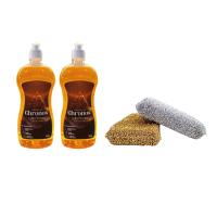 CHRONOS: Lavavajillas ultra concentrado con aroma de canela y naranja. Pack de 2 lavavajillas + 2 esponjas antirayaduras.. LABONCLER ECOJIN ORIGINAL . - details 0