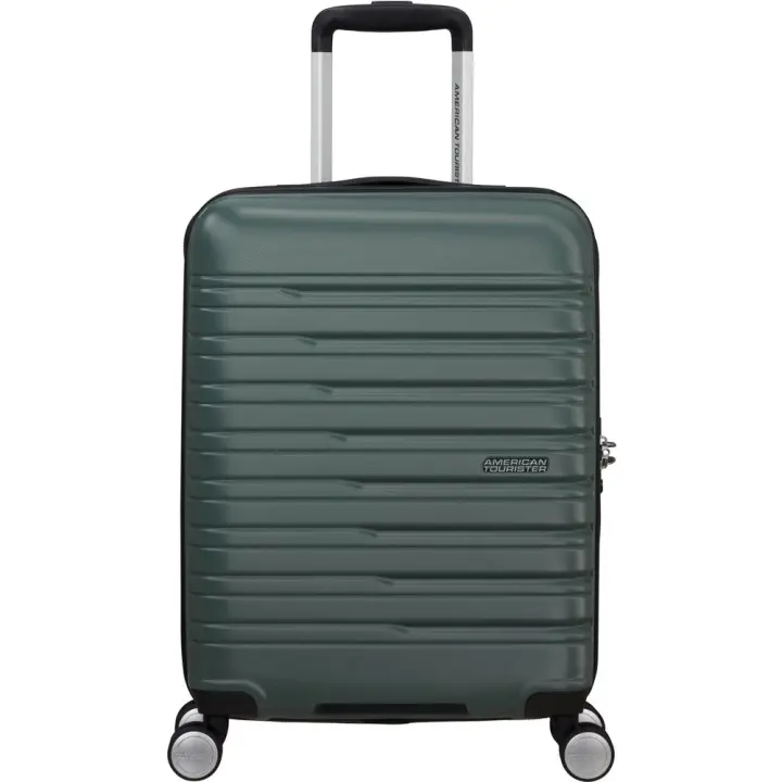 Maleta Cabina Verde American Tourister Flashline 55 cm Dark Forest - 1