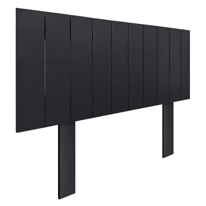 DHOME Cabecero de Madera reciclada DM Estilo Palet Vertical con Patas Cama Palets Herrajes incluidos - 1