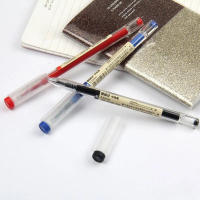 Bolígrafo De Gel Negro Con 10 Núcleos Escritura Suave Y No Fugas Ideal Para Exámenes Y Firmas En Oficina Y Escuela - details 2