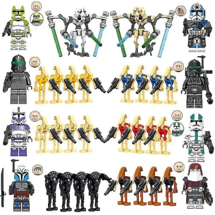 Star Wars Battle Droids Building Blocks Set Mini Action Figures Doll Minifigures Toys Desktop Decor - 1