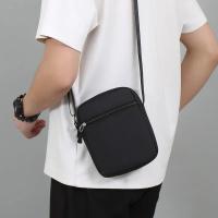 Bolso Bandolera Mini Casual Para Hombre Nylon Pequeño Hombro Oxford Negro Mensajero Bandolera Lateral Bolsa De Pecho Para Marido - details 1