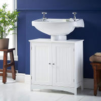 Armario Bajo de Lavabo Mueble de Almacenamiento para Debajo de Baño con 2 Puertas - details 1