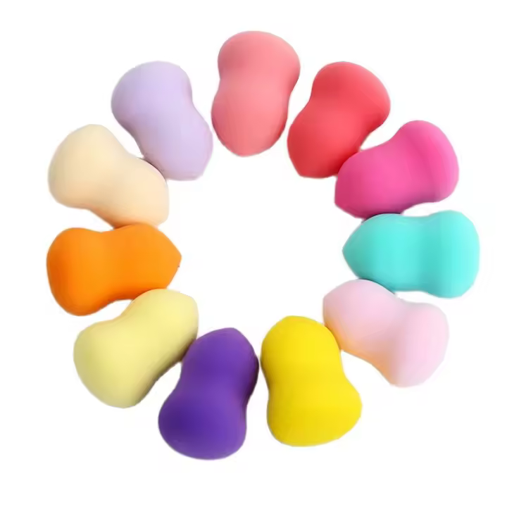 Licuadora de maquillaje súper suave, esponja cosmética con forma de huevo para cojín de aire, paquete de 10/50/20/10 piezas - 1