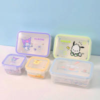 Caja De Almuerzo Portátil Saniro Kuromi Cinnamoroll 900ML Ecológica Para Estudiantes Contenedor De Alimentos Pochacco Regalo - details 0