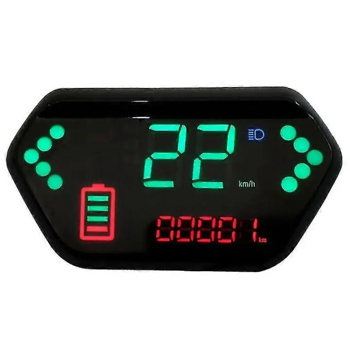 Velocímetro Eléctrico 48V/60V de la exhibición del LCD DE LA motorteta compatible - 1