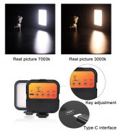 Luz De Video LED Portátil Recargable Para Fotografía DSLR Camcorder Gopro Vlog 3 Colores 3000K-7000K Mini Luz De Ambiente Para Cámara - details 4
