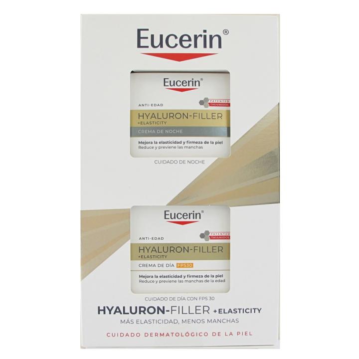 Eucerin Pack Hyaluron Filler Elasticity Crema dia SPF30 + Crema Noche — oferta en Miravia