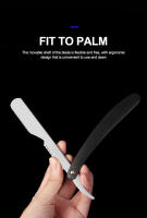 Cuchillo De Barba Manual Para Hombres Herramienta De Peluquería Acero Inoxidable Corte De Seguridad Para Recortar Cejas Y Cabello - details 2