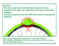 Tubo Interno De Bicicleta Ultraligero CYCLAMI Para MTB Y Carretera 29 TPU Válvula Francesa FV 45mm Para Gravel 700C 32C-47C - details 1