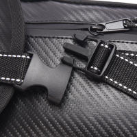 Bolsa De Cintura Impermeable Para Hombres Con Doble Capa De Oxford Estilo Moto Y Biker Para Viajes Y Motociclistas Bolsa De Pecho Militar Con Móvil - details 6
