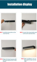 Lámpara De Pared Exterior LED IP65 Impermeable En Aluminio Para Decoración De Patio Puerta Garage Iluminación Moderna Para Casa - details 15