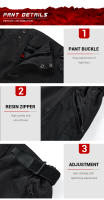 Chaqueta De Motociclista Para Hombres Impermeable Y Transpirable Ropa De Motocross Protección Y Comodidad Material Poliéster Y Nylon - details 10