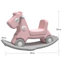 Devessport Caballito Balancín Kohala Baby 3 en 1 Balancín Unicornio Deslizante y Plataforma de Equilibrio Mecedor con 4 ruedas para Niños de 18 a 72 Meses - details 4