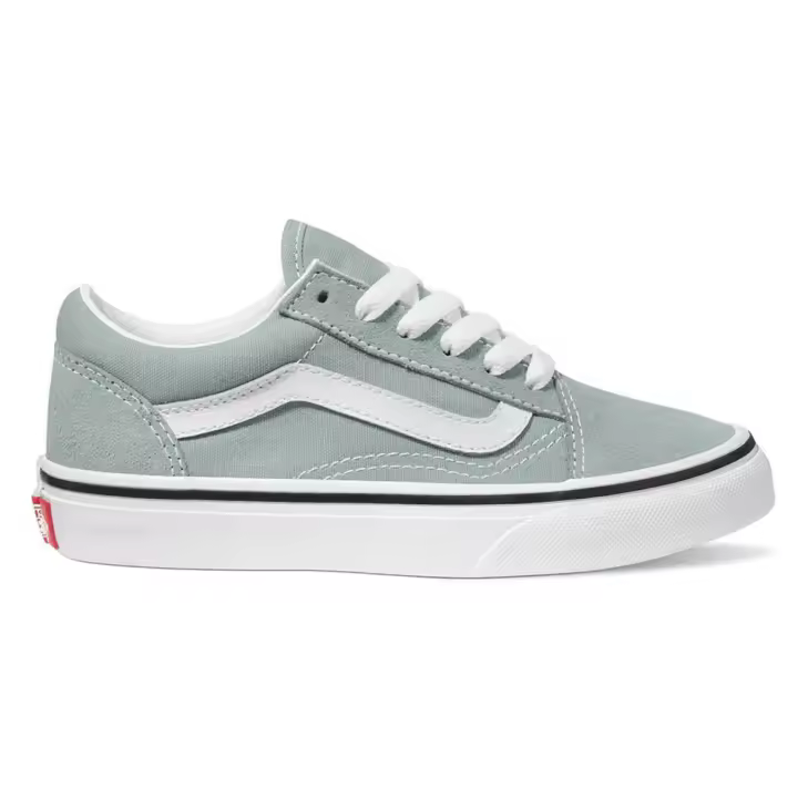 Vans Zapatillas Juveniles Old Skool Verde,Gris Unisex - 1