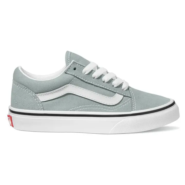 Vans Zapatillas Juveniles Old Skool Verde,Gris Unisex - 1