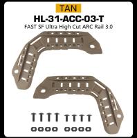 FAST SF High Cut Helmet ARC Rail 3.0 Kit De Herraduras Lateral Para Paintball Accesorios De Camping Y Airsoft Adaptador De Ranura - details 9