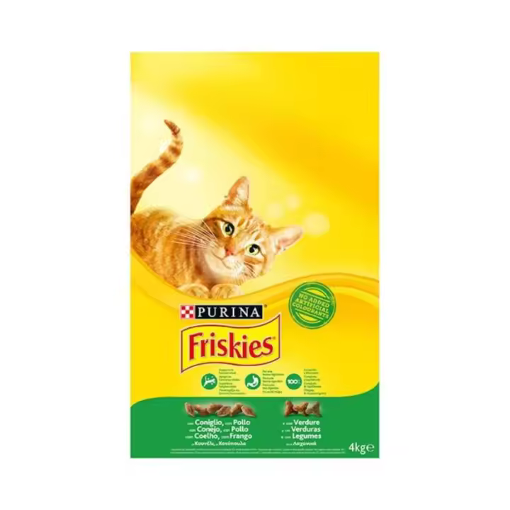 FRISKIES GATOS POLLO-CONEJO 4KG - 1