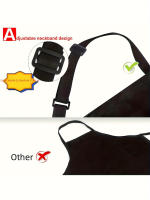 Apariencia Masculina Cómoda Ligera Y Duradera Con Correa Ajustable Y Bolsillos Para El Trabajo Material De Poliéster - details 1