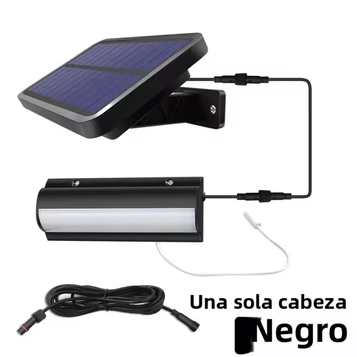 Lámpara Solar De Cadena De 3m Con Interruptor De Tirón Mejorada Para Exterior E Interior Adecuada Para Granero Balcón Y Ponedero Luz LED De Estilo Art Déco Protección IP65 Fuente De Alimentación Solar - 1