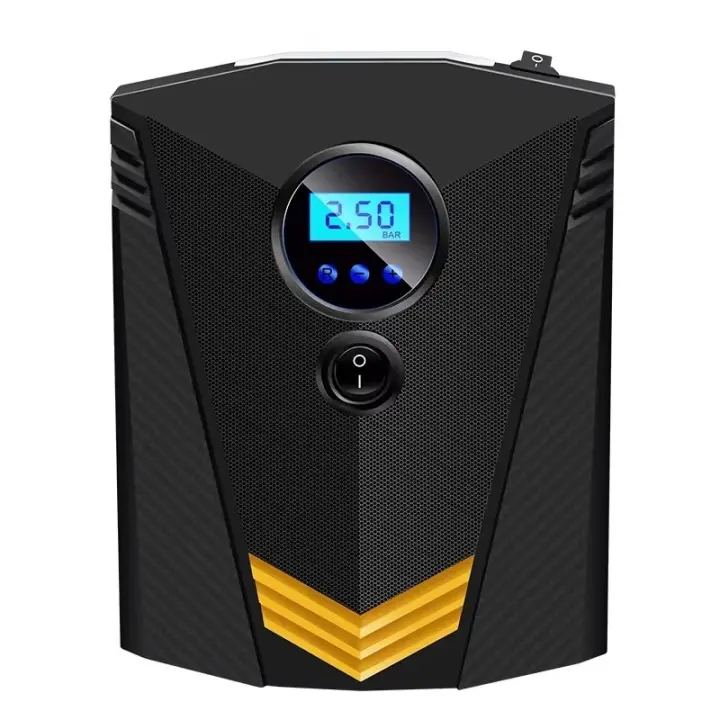Compresor de aire portátil para coche, bomba de inflado de neumáticos digital de 12 voltios CC, 150 PSI, para automóviles, motocicletas y bicicletas - 1