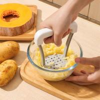 Potato Garlic Mud Press Smooth Vegetable Fruit Tool Kitchen - details 0