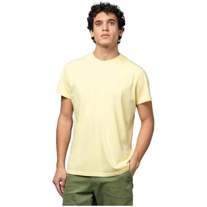 Camiseta de Manga Corta Scotta Classic Organix para hombre en color amarillo - 1