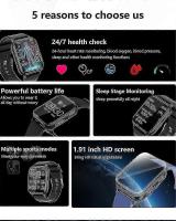 2023 Nueva helbres de smartwatch del Azúcar de Sangre 1,91 pulgadas 365*400 Pantalla de Hd Ecg PPG Smart Watch que supervisa Non-I - details 0