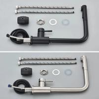 Grifo De Cocina De Acero Inoxidable 304 Con 2 Modos Grifo Moverse Para Fregadero Con Mezclador De Agua Caliente Y Fría Tapón De Spra No Incluido - details 10