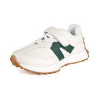 Zapatos Para Niños Y Niñas Suela De Goma Transpirables De Cuero PU Tenis Planos Para Bebés En Colores Rosa/Negro/Ceniza Tallas 21-36 - details 1