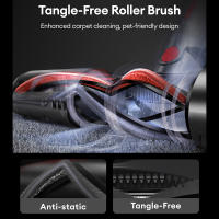 Aspiradora inalámbrica potente Ultenic U16, 45000Pa, 60 min autonomía, varilla flexible 180°, cepillo anti-enredos, luz verde, pantalla LED, ideal para coche, mascotas y sofás - details 5