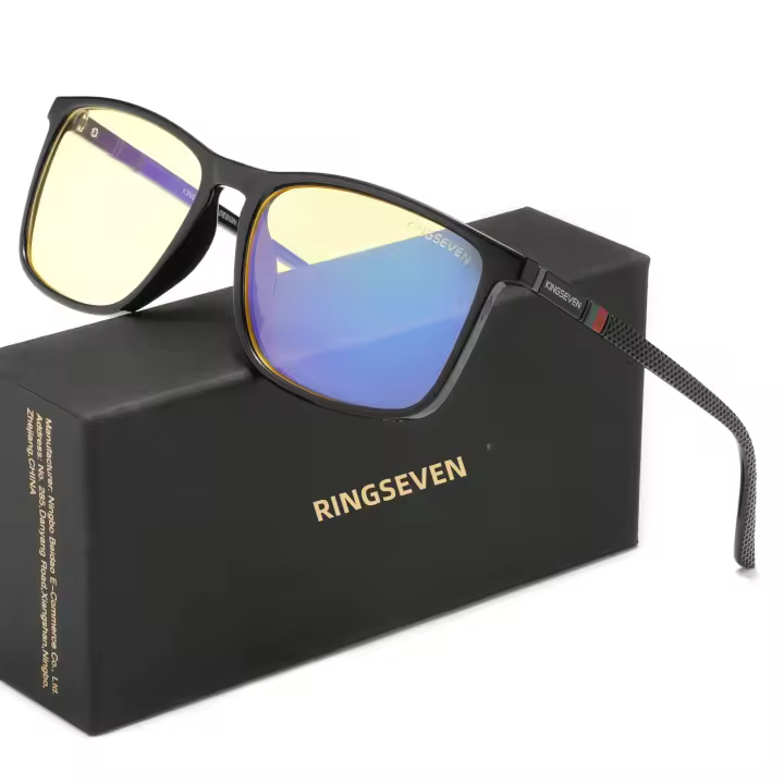 Gafas Antirreflejo KINGSEVEN Para Hombres Y Mujeres Lentes Transparentes Anti Luz Azul Para Estudiantes Y Uso Diario Con Protección Para Teléfono Móvil Y Computadora - 1