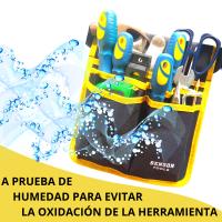 INTURÓN DE HERRAMIENTAS Profesional Ajustable | Bolsa para Trabajos de Bricolaje Electricidad Fontanería o Albañilería | Mochila Portátil que complementa a las Cajas de Herramientas o Maletines - details 3