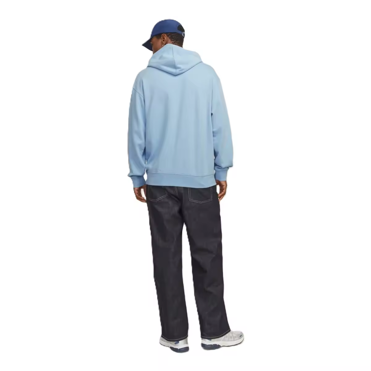Sudadera capucha Jack & Jones 12257852 Charge azul (chambray blue) - details 2