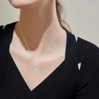 Collares de mujer Collares de mujer Collar de mariposa con diamantes de imitación para mujer Collar con colgante de mariposa y corazón de amor Collar de cenizas de regalo Collares dobles para mujer - details 3