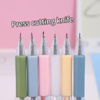 Cuchillo De Arte Kawaii Con Bolígrafo Herramienta De Corte Para Scrapbooking Y Manualidades Suministros Escolares - details 1