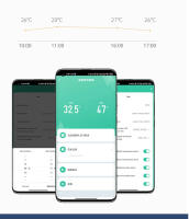 Sensor De Temperatura Y Humedad Zigbee 3.0 Tuya Con Pantalla LCD Control Remoto a Través De La Aplicación Smart Life Compatible Con Google Assistant - details 7