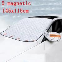 Protector De Ventanas De Coche Anticongelante Con 9 Magnetos Universal Bloqueador De Sol Visor Para Ventilador Delantero Y Trasero - details 1